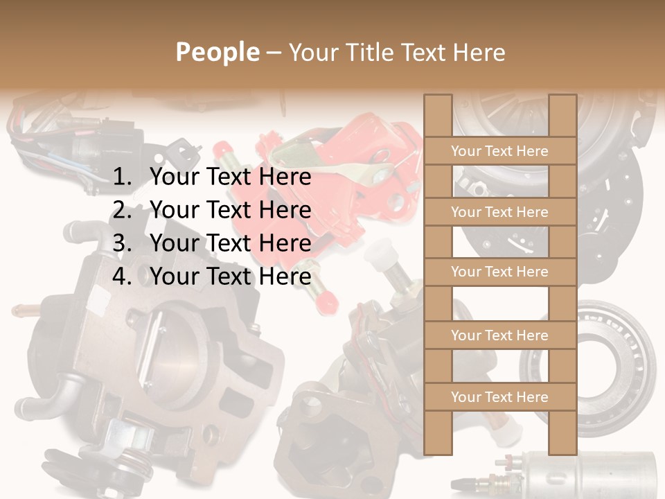 White Background Vehicle Car PowerPoint Template