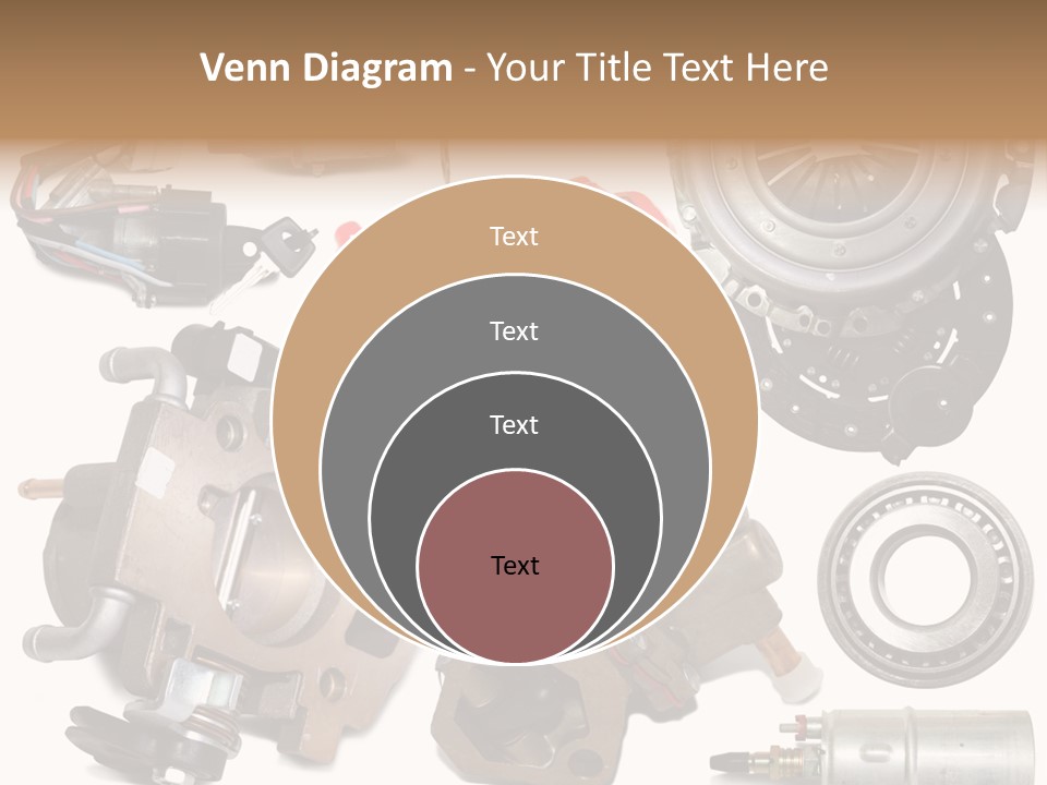 White Background Vehicle Car PowerPoint Template