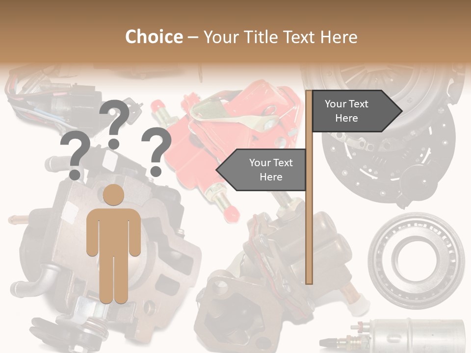 White Background Vehicle Car PowerPoint Template