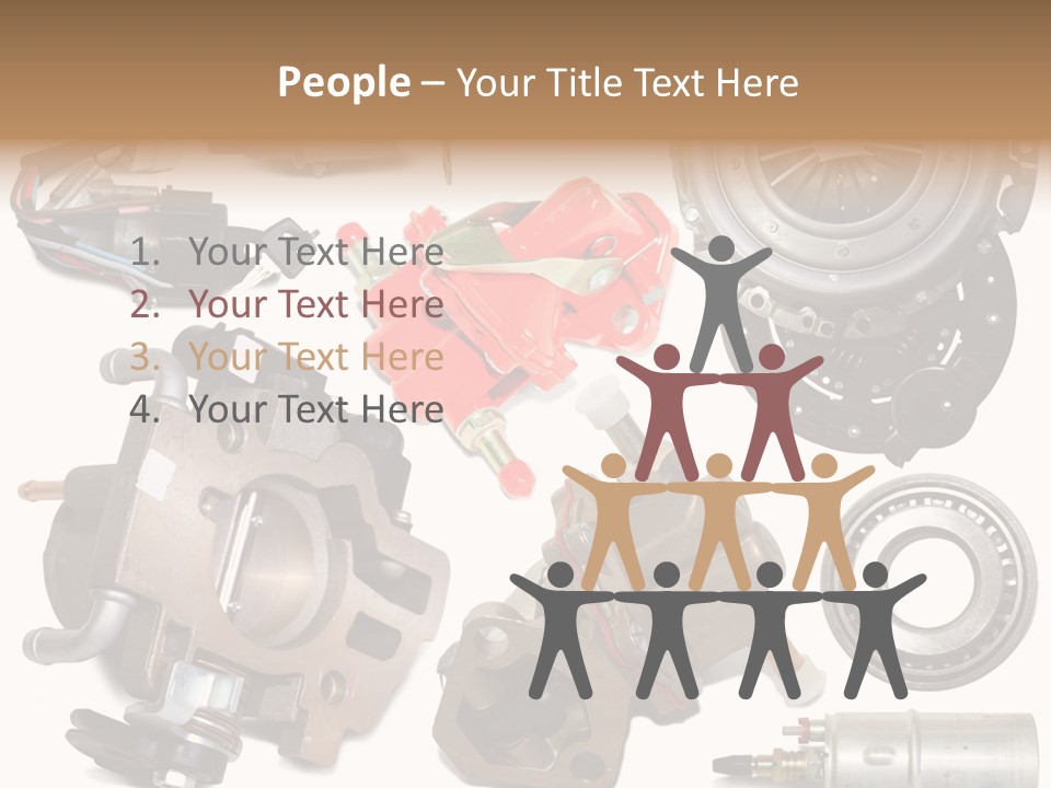 White Background Vehicle Car PowerPoint Template