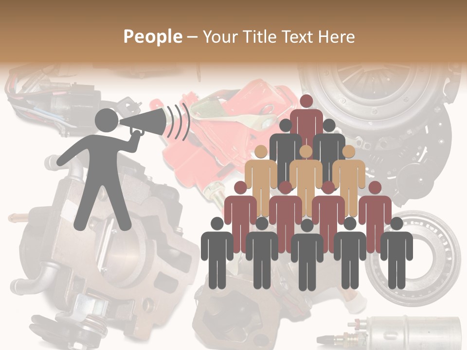 White Background Vehicle Car PowerPoint Template