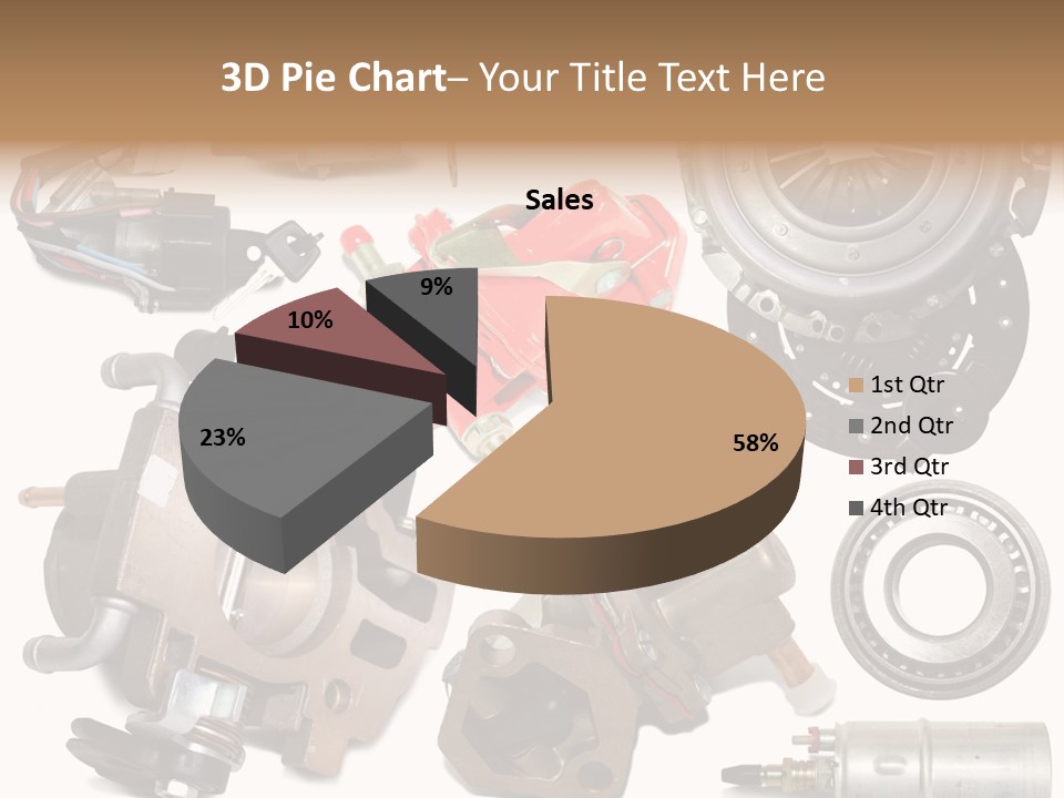 White Background Vehicle Car PowerPoint Template