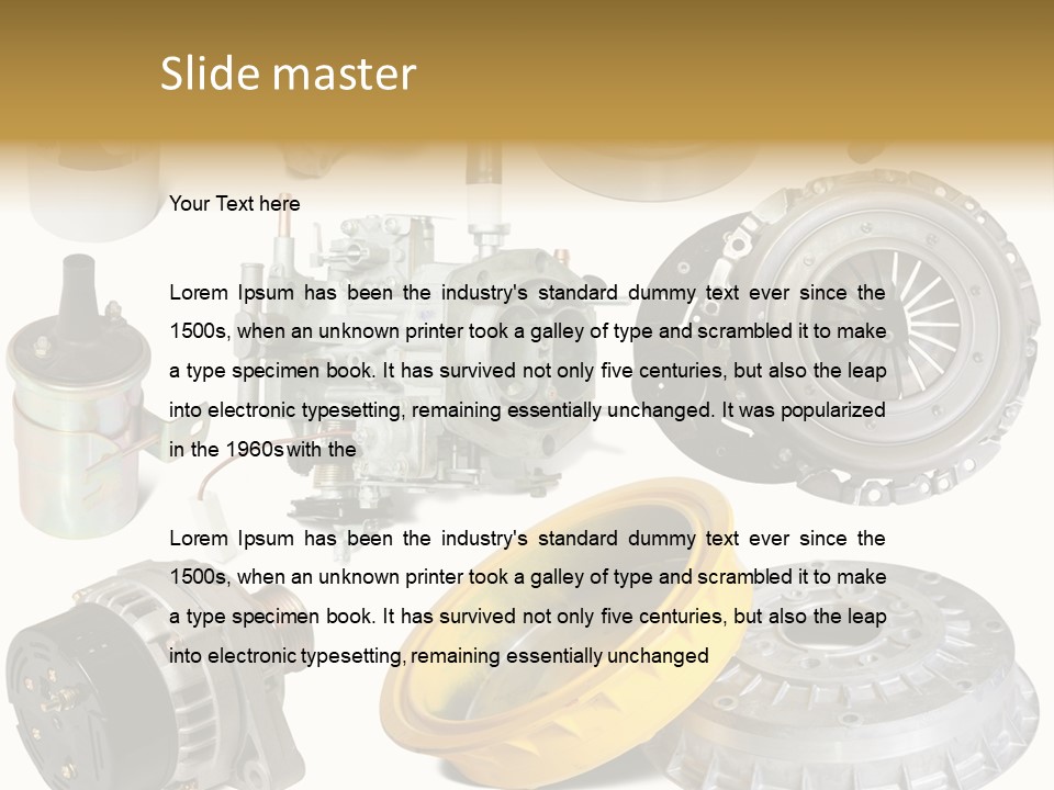 Few Many Automotive PowerPoint Template