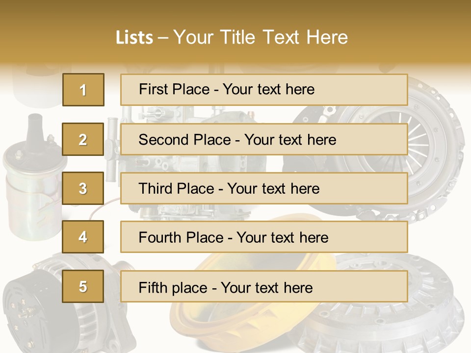 Few Many Automotive PowerPoint Template