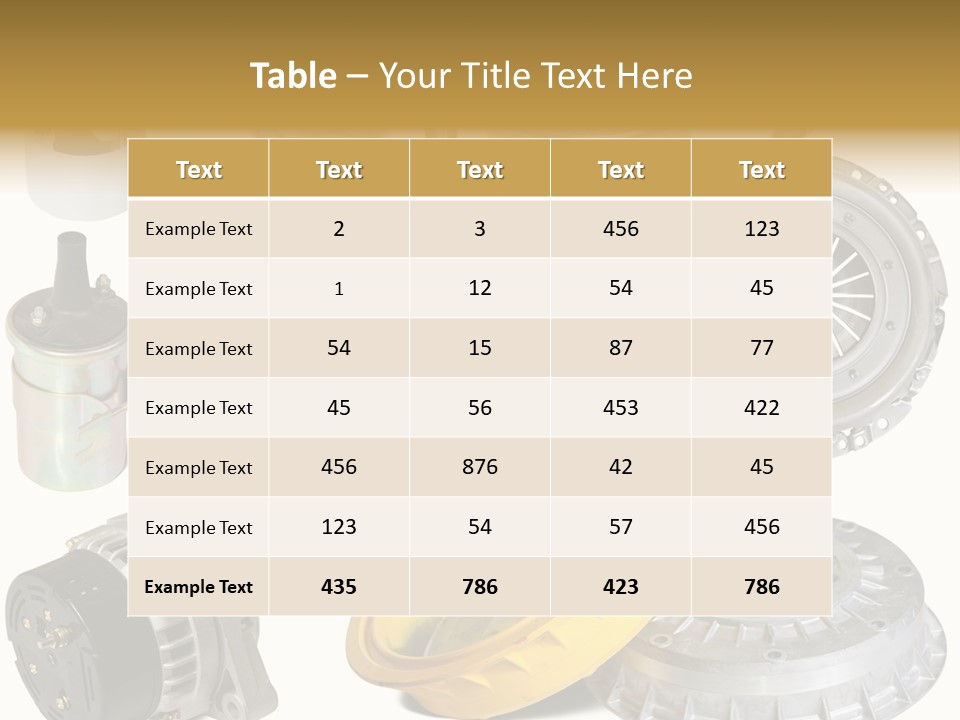 Few Many Automotive PowerPoint Template