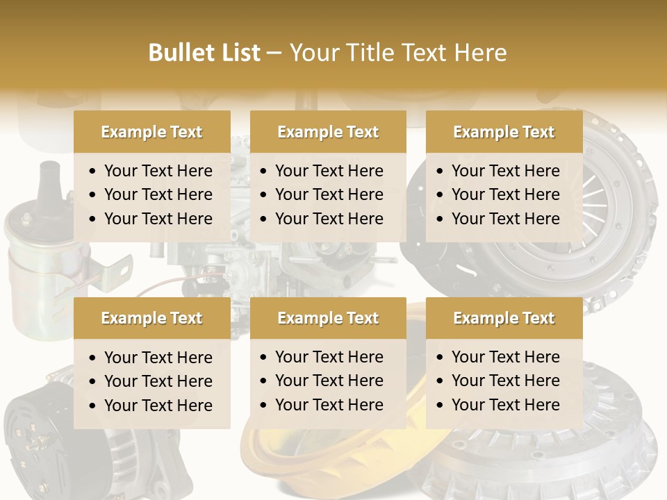 Few Many Automotive PowerPoint Template