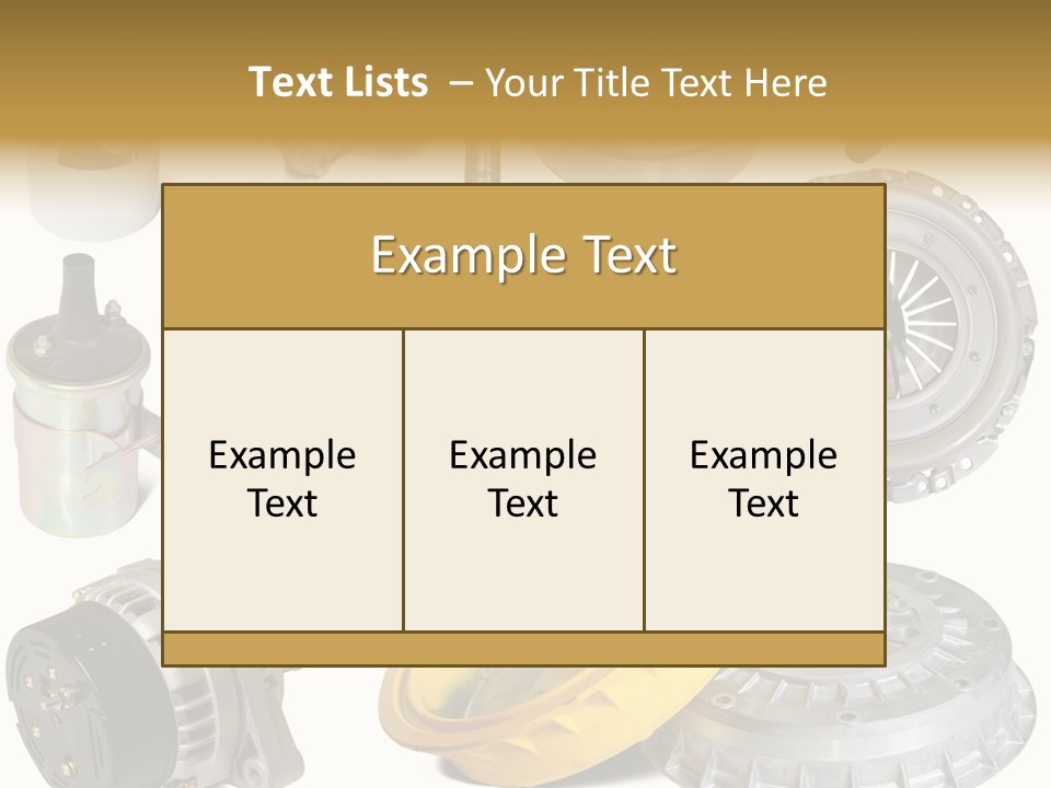 Few Many Automotive PowerPoint Template