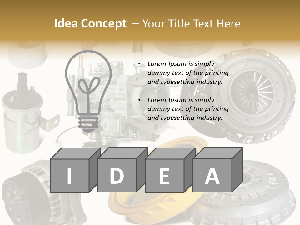 Few Many Automotive PowerPoint Template