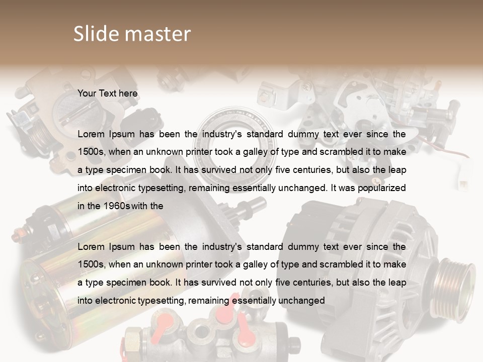 Polished Cutout Various PowerPoint Template