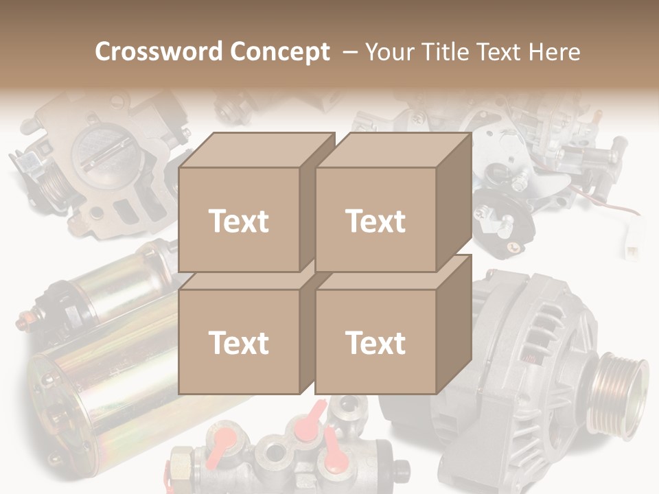 Polished Cutout Various PowerPoint Template