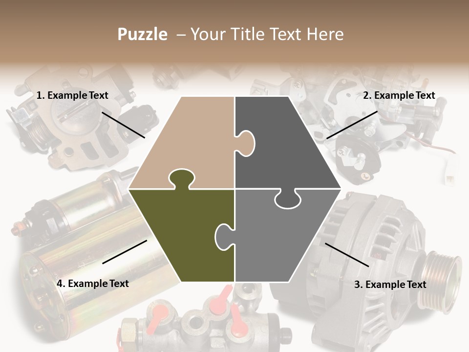 Polished Cutout Various PowerPoint Template