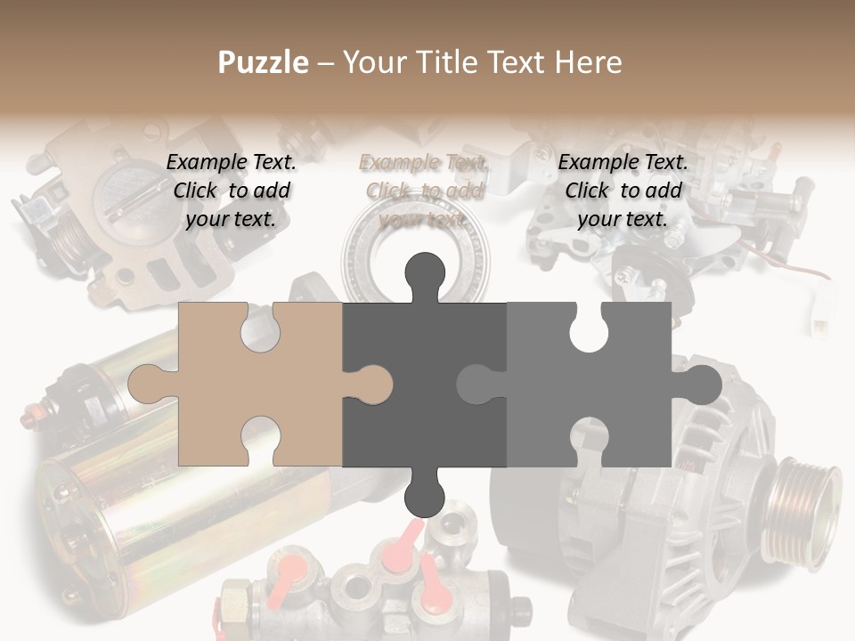 Polished Cutout Various PowerPoint Template