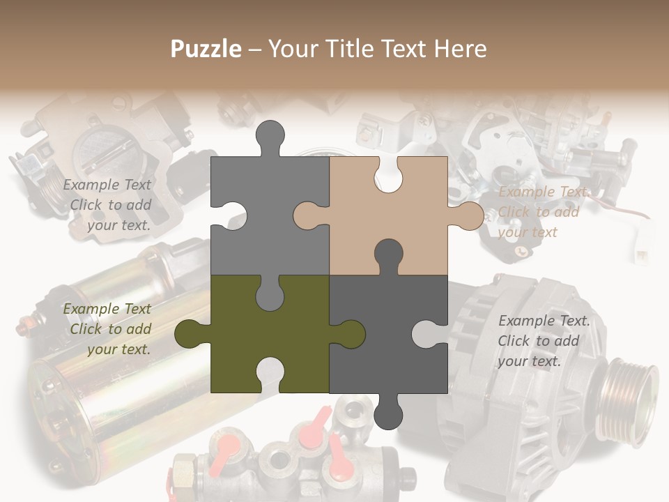 Polished Cutout Various PowerPoint Template