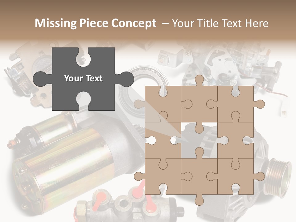 Polished Cutout Various PowerPoint Template