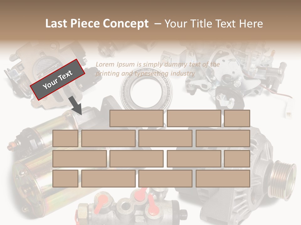 Polished Cutout Various PowerPoint Template