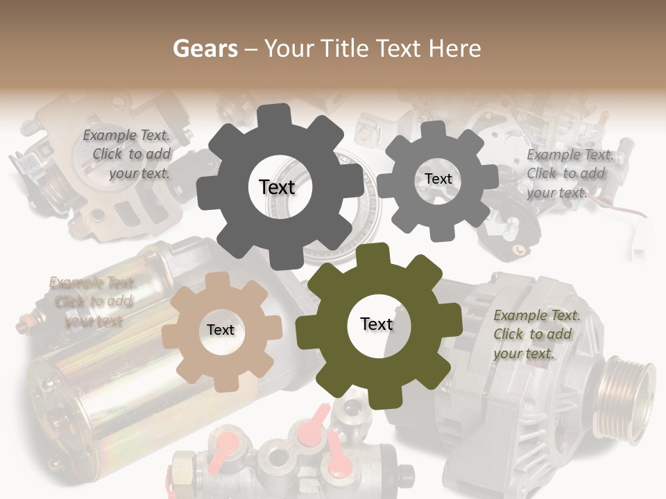 Polished Cutout Various PowerPoint Template