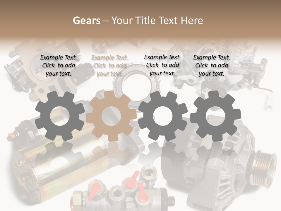 Polished Cutout Various PowerPoint Template