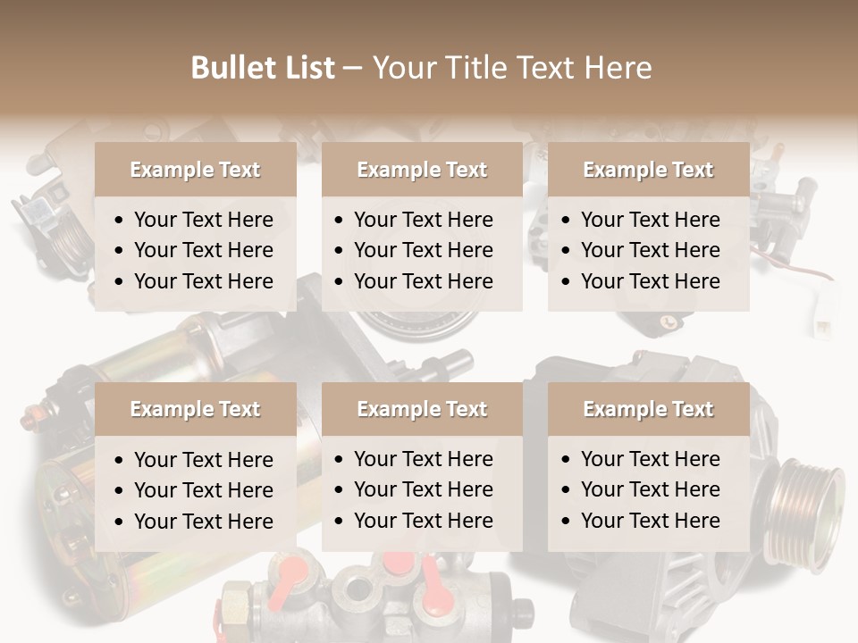 Polished Cutout Various PowerPoint Template