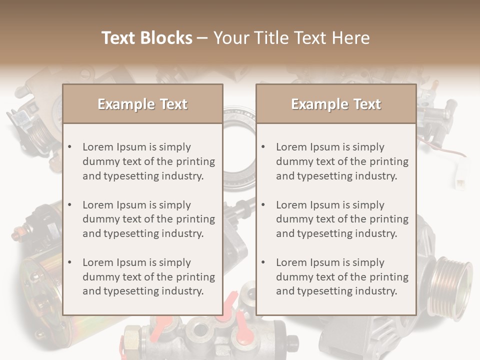 Polished Cutout Various PowerPoint Template