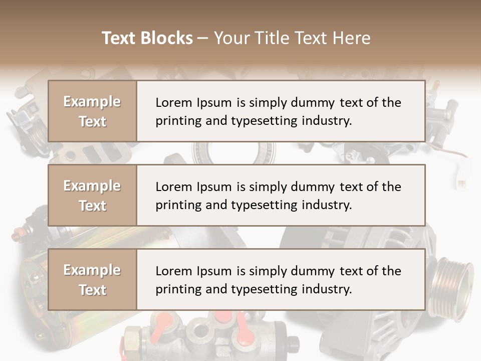 Polished Cutout Various PowerPoint Template