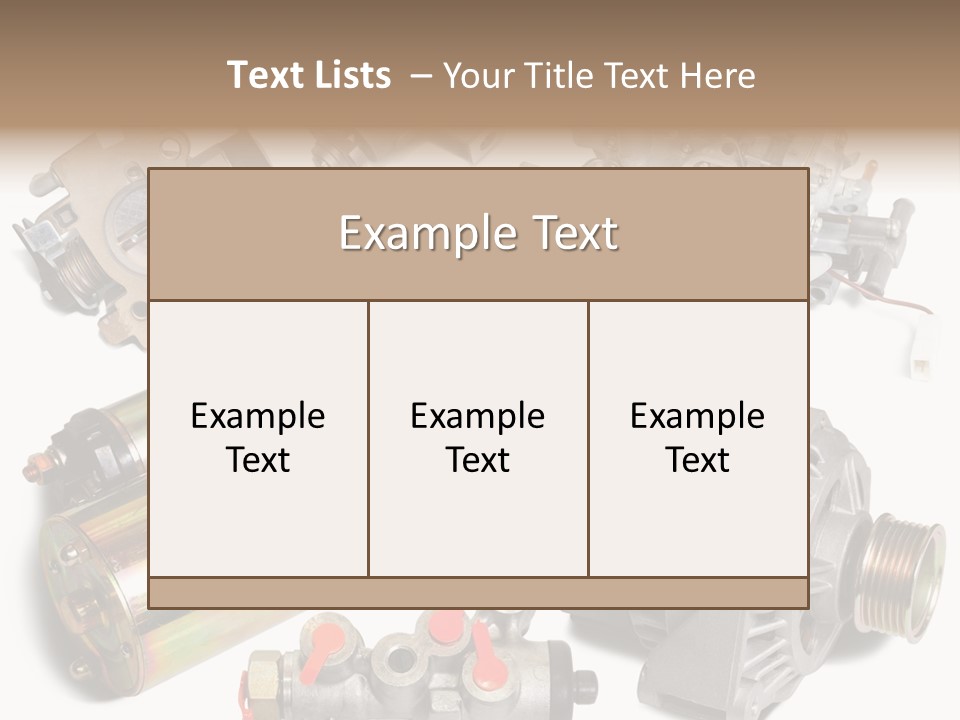 Polished Cutout Various PowerPoint Template