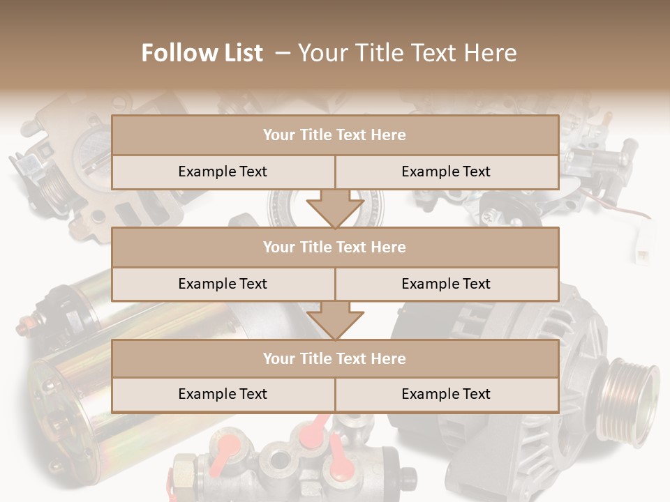Polished Cutout Various PowerPoint Template