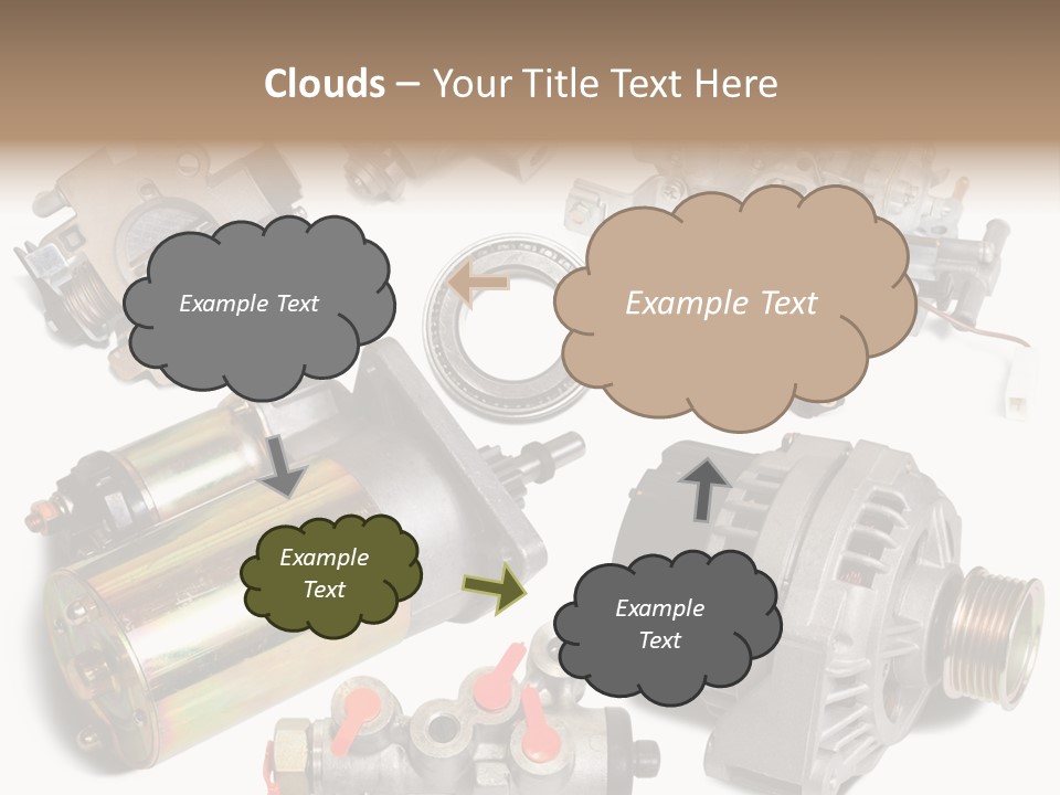 Polished Cutout Various PowerPoint Template