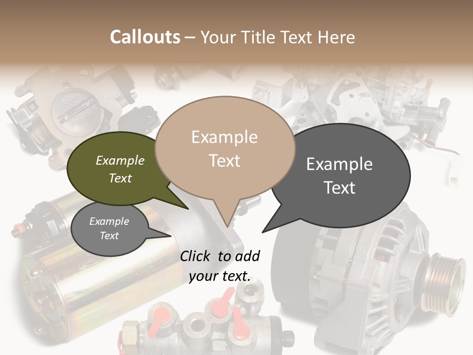 Polished Cutout Various PowerPoint Template