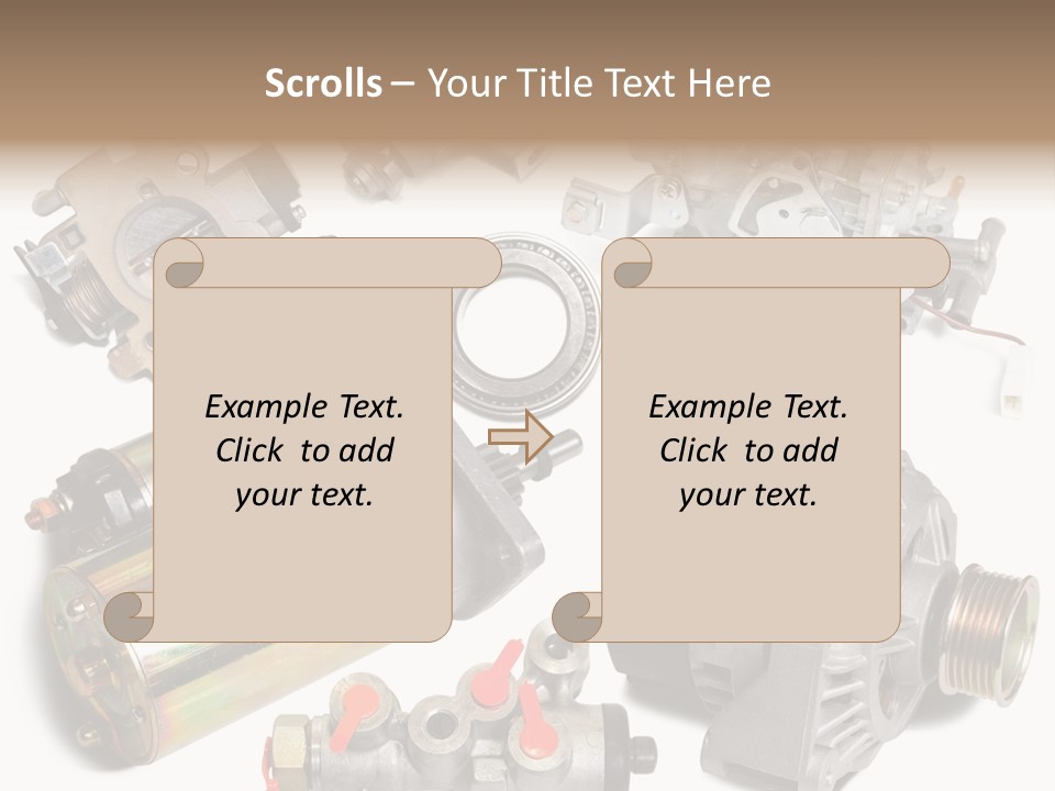 Polished Cutout Various PowerPoint Template