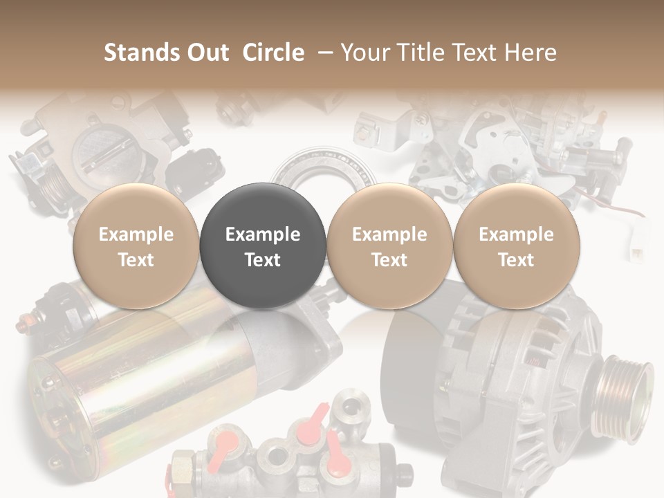 Polished Cutout Various PowerPoint Template