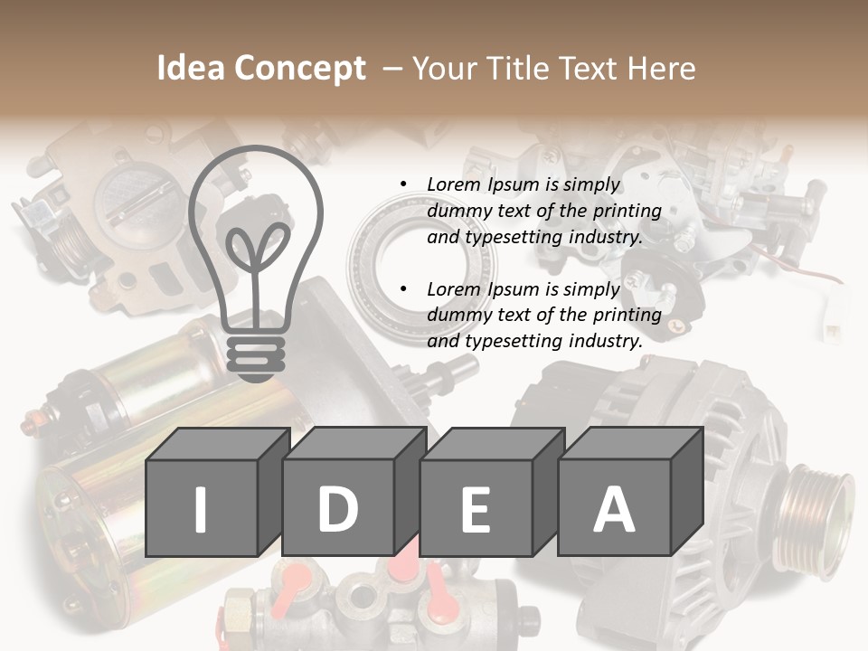 Polished Cutout Various PowerPoint Template