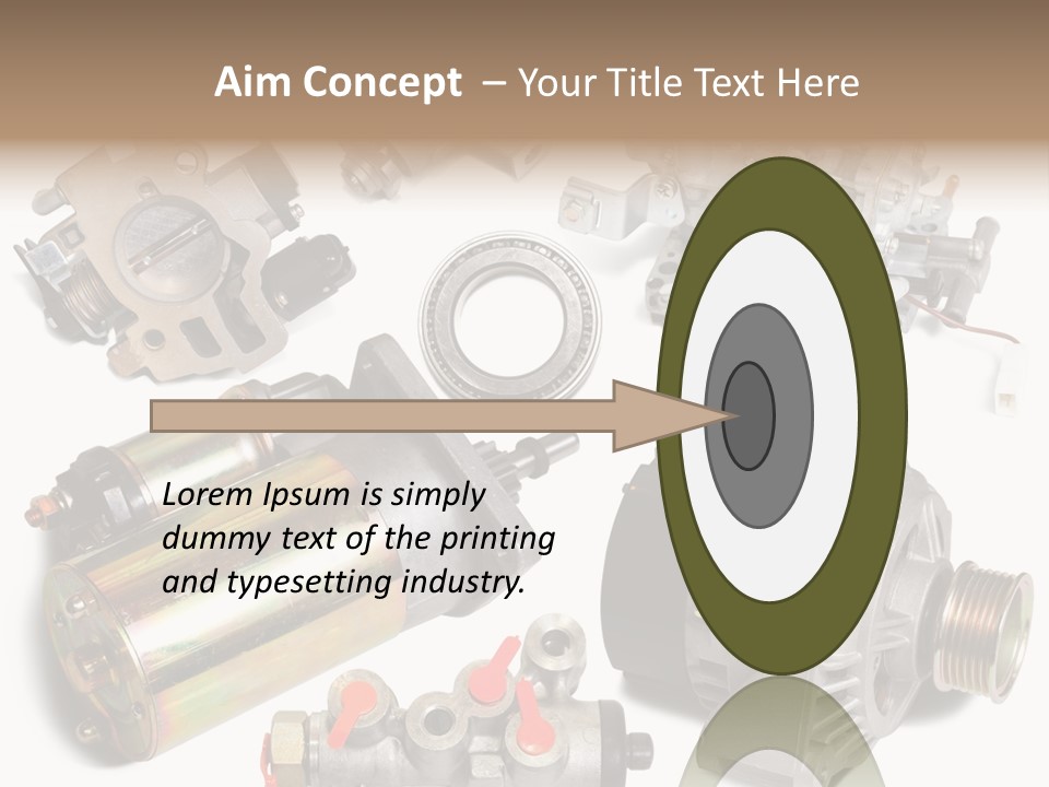 Polished Cutout Various PowerPoint Template