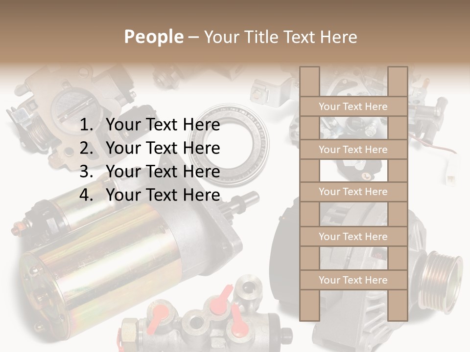 Polished Cutout Various PowerPoint Template