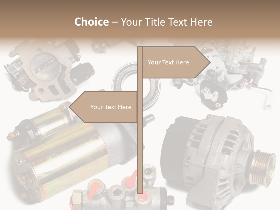 Polished Cutout Various PowerPoint Template