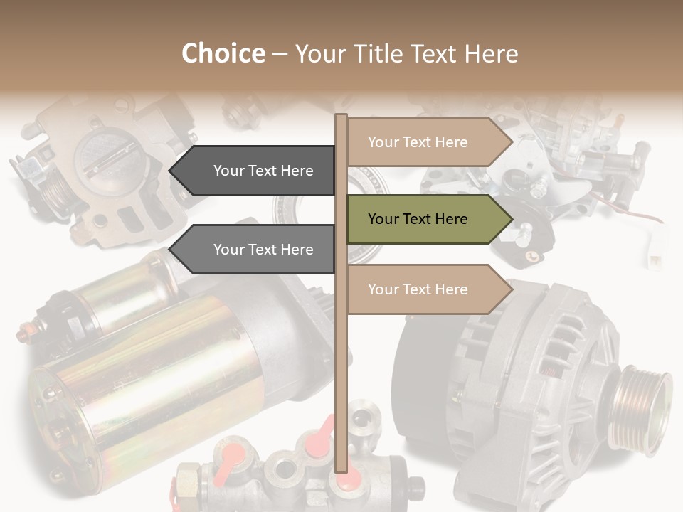 Polished Cutout Various PowerPoint Template
