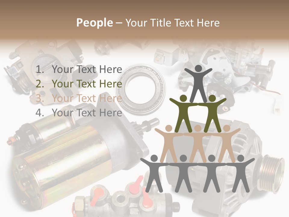 Polished Cutout Various PowerPoint Template