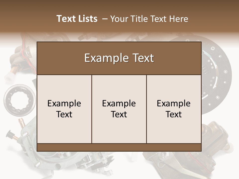 Varied Metallic Many PowerPoint Template