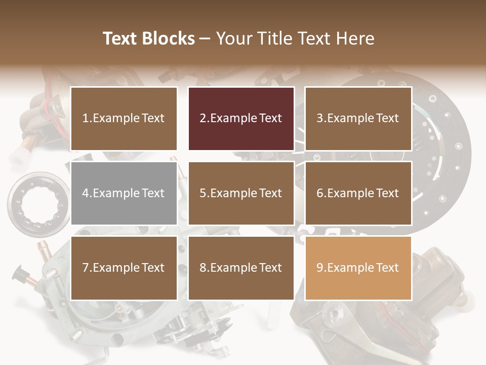 Varied Metallic Many PowerPoint Template