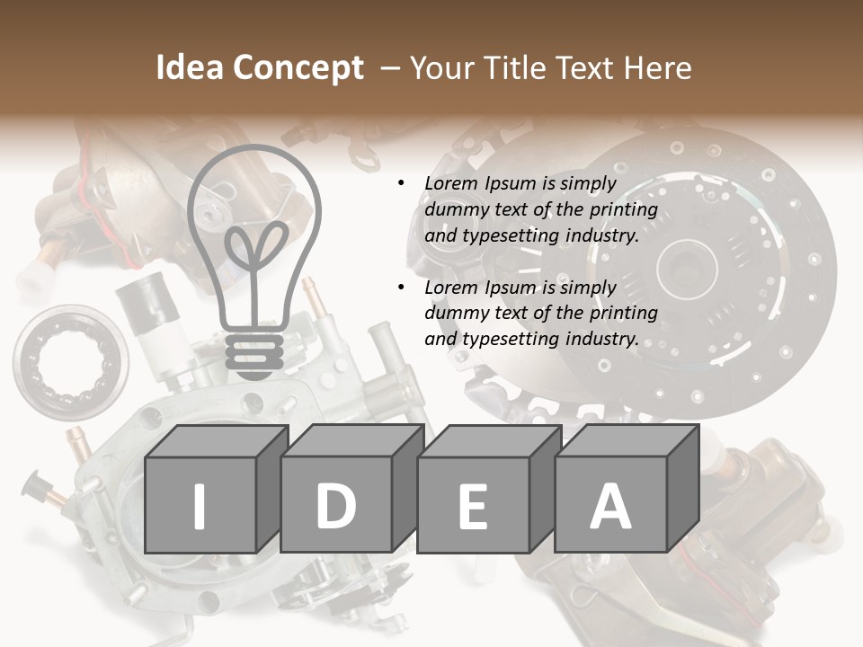 Varied Metallic Many PowerPoint Template