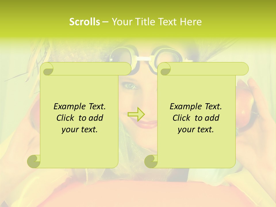 Schreckschraube Schrill Urlaub PowerPoint Template