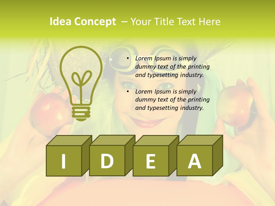 Schreckschraube Schrill Urlaub PowerPoint Template