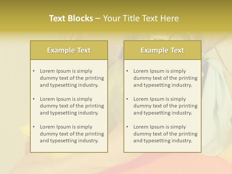 Genuss Erholung Lotti PowerPoint Template