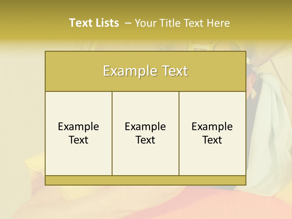 Genuss Erholung Lotti PowerPoint Template