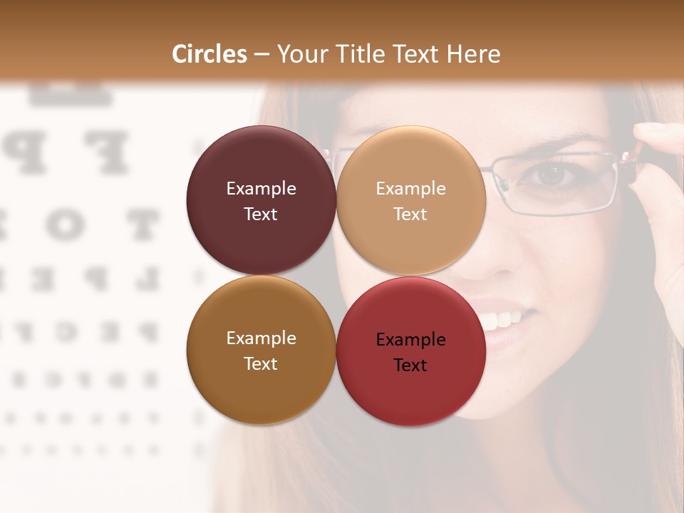Specs Cheerful Female PowerPoint Template