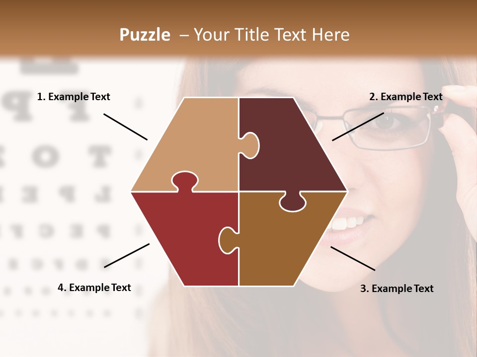 Specs Cheerful Female PowerPoint Template