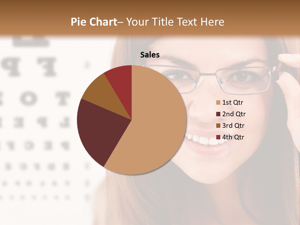 Specs Cheerful Female PowerPoint Template