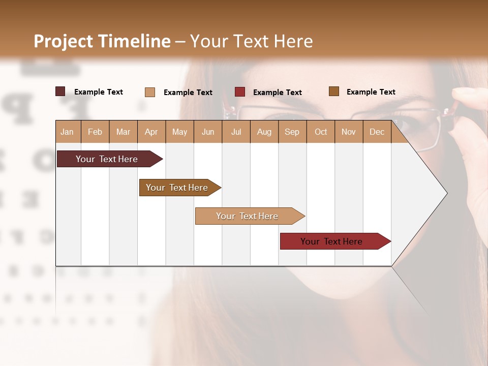 Specs Cheerful Female PowerPoint Template