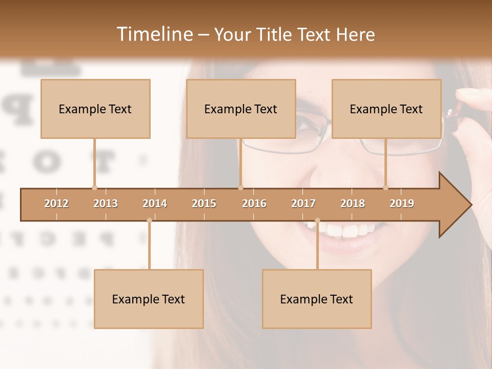 Specs Cheerful Female PowerPoint Template