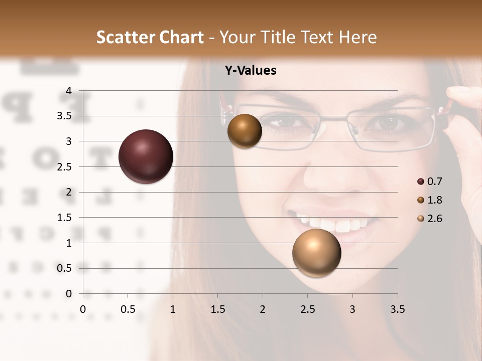 Specs Cheerful Female PowerPoint Template