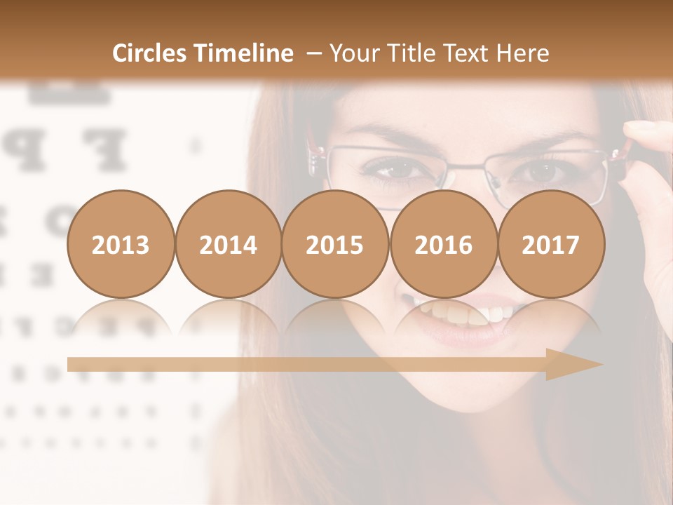 Specs Cheerful Female PowerPoint Template